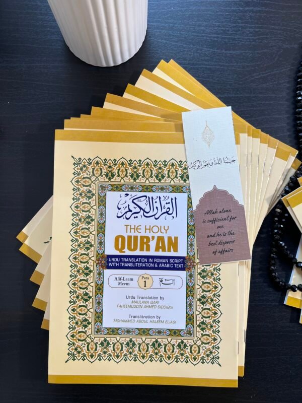 Roman urdu Para set in art paper cover (30 set with storage bag)
